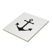 So Nautical - Ancre noire sur Carreaux en céramiqu (Côté)