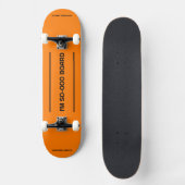 ...SO-OO board skateboard : orange brûlé (Recto)