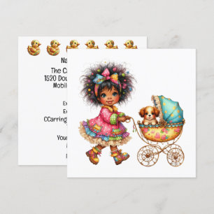 SO Precious Baby Buggy thème Invitation
