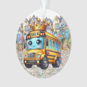 SO SCHATTIGE Ornament van de schoolbus (voorkant)