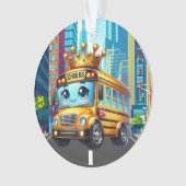 SO SCHATTIGE Ornament van de schoolbus (voorkant)