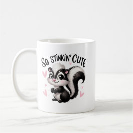 So Stinkin Cute Skunk Art Koffiemok