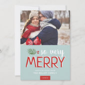 So Very Merry Holiday Carte photo (Devant)