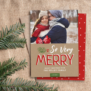 So Very Merry Holiday Carte photo