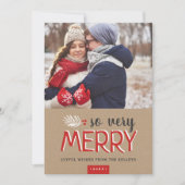 So Very Merry Holiday Carte photo (Devant)