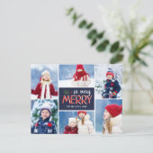 So Very Merry Holiday Photo Collectionner Carte Po (Debout devant)