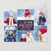 So Very Merry Holiday Photo Collectionner Carte Po (Devant)