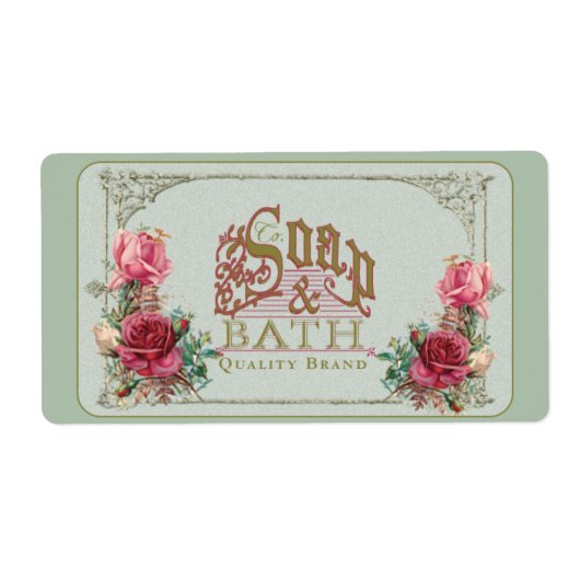 SOAP & BATH ~ Étiquette (Devant)