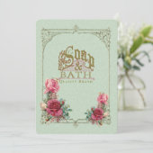 SOAP & BATH ~ Invitation / Carte d'événement (Debout devant)