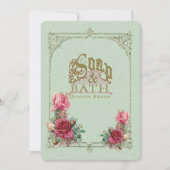 SOAP & BATH ~ Invitation / Carte d'événement (Devant)