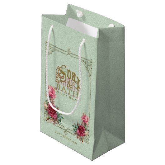 SOAP & BATH ~ Sac cadeau / produit (Devant Angle)