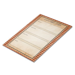 SOAP Bijbelstudie Notitieblok