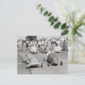 Soap Box Derby, 1940 Briefkaart (Staand voorkant)