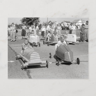 Soap Box Derby, 1940 Briefkaart