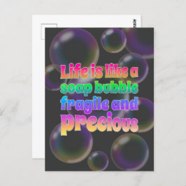 Soap Bubble | broos en kostbaar Briefkaart