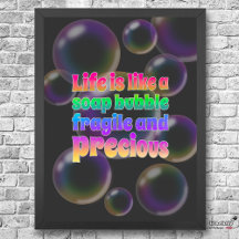 Soap Bubble | broos en kostbaar