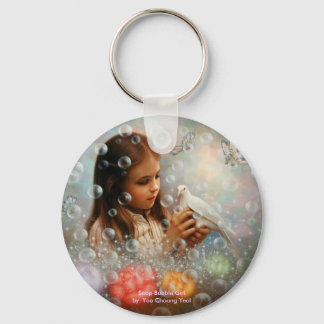 Soap Bubble Girl Sleutelhanger