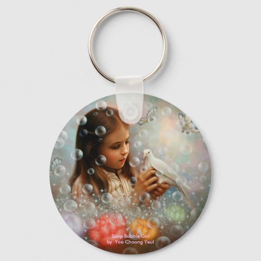 Soap Bubble Girl Sleutelhanger (Voorkant)