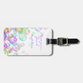 Soap Bubbles Bagagelabel (Voorkant horizontaal)