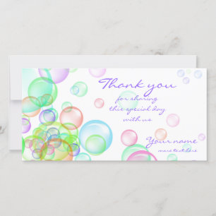 Soap Bubbles Bedankkaart