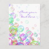 Soap Bubbles Briefkaart (Voorkant)