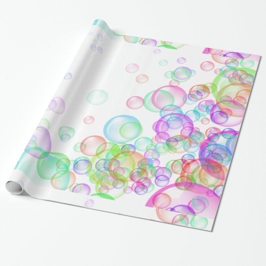 Soap Bubbles Cadeaupapier (Uitgerold)