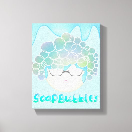 Soap Bubbles Canvas Afdruk (Voorkant)