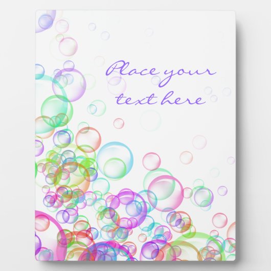 Soap Bubbles Fotoplaat (Voorkant)