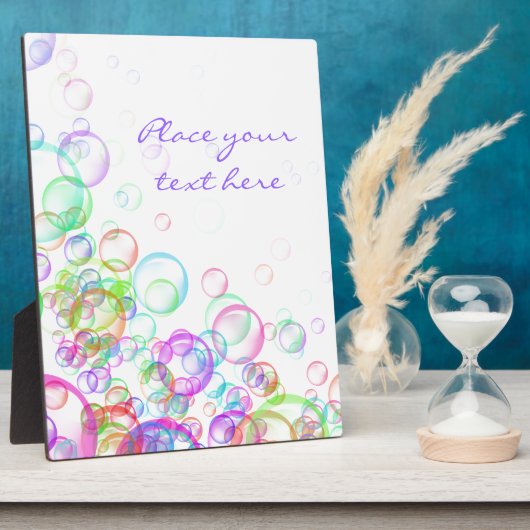 Soap Bubbles Fotoplaat (Zijkant)