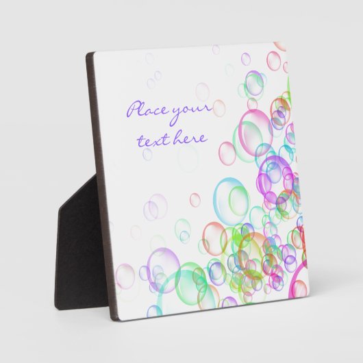 Soap Bubbles Fotoplaat (Voorkant)