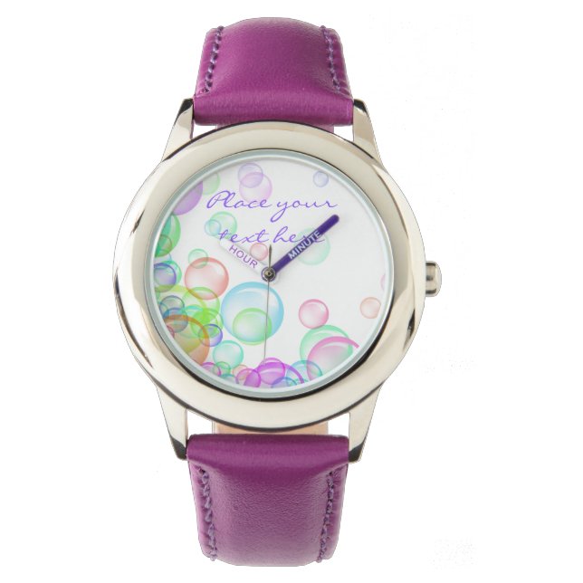 Soap Bubbles Horloge (Voorkant)