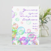 Soap Bubbles Kaart (Staand voorkant)