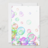 Soap Bubbles Kaart (Achterkant)
