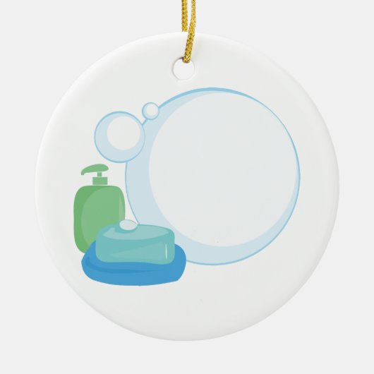 Soap Bubbles Keramisch Ornament (Voorkant)