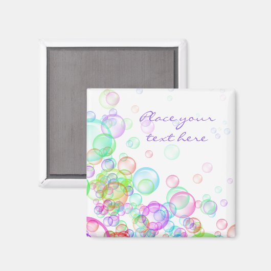 Soap Bubbles Magneet (Voorkant / Achterkant)