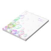 Soap Bubbles Notitieblok (Gedraaid)