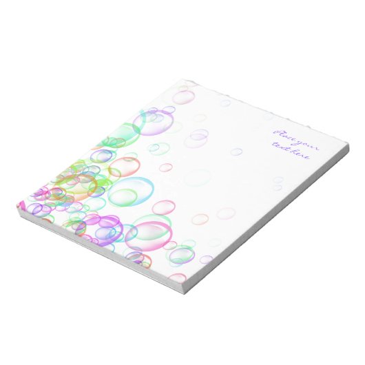 Soap Bubbles Notitieblok (Gedraaid)