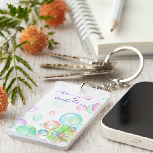 Soap Bubbles Sleutelhanger (Voorkant Rechts)
