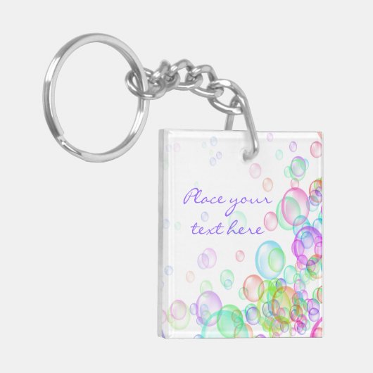 Soap Bubbles Sleutelhanger (Voorkant Links)