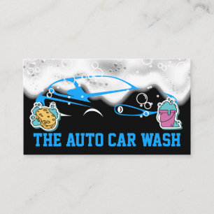 Soap Bubbles Sponge- en Bucket-Visitekaartje Visitekaartje