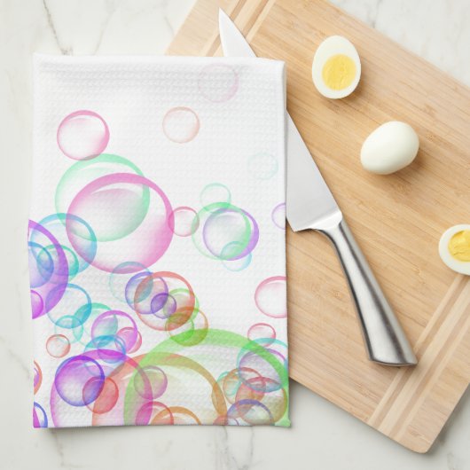 Soap Bubbles Theedoek (Quarter Fold)