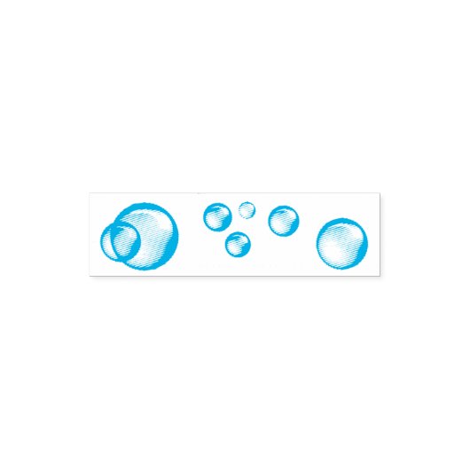 Soap Bubbles Zelfinktende Stempel (Design)