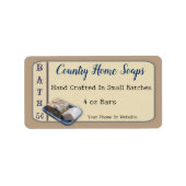 Soap Business Soap Bar — Productlabels Etiket (Voorkant)