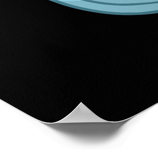 Soap Cool Funny Soap Pun Dark BG Poster (Hoek)