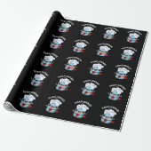 Soap-erdad Funny soap Dad Pun Dark BG Cadeaupapier (Uitgerold)