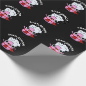 Soap-ermom Grappige zeep Moeder Pun Dark BG Cadeaupapier (Hoek)