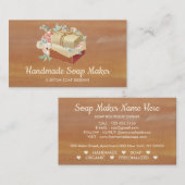 Soap Handmade Bath Bombs Waterverf Brown Visitekaartje (Voorkant / Achterkant)