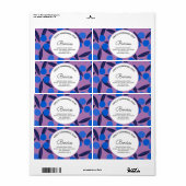 Soap maison Entreprise Blueberry Étiquette tiré ma (Feuille entière)