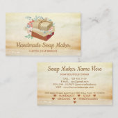 Soap Maker Logo Rustic Visitekaartje (Voorkant / Achterkant)
