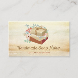Soap Maker Logo Rustic Visitekaartje